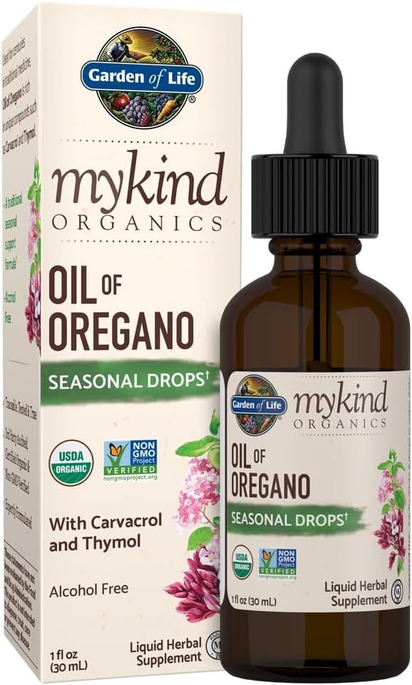 Garden of Life Organics Oil of Oregano Seasonal Drops 1fl oz (30 mL) Liquid, Concentrated Plant B... | Amazon (US)