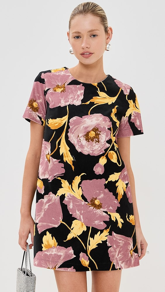 Velvet Mini Swing Dress | Shopbop