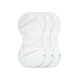 green sprouts Muslin Burp Cloths made from Organic Cotton | 4 absorbent layers protect from sniffles | Amazon (US)