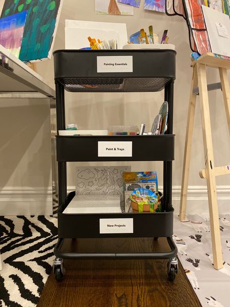 These rolling carts are perfect for art supplies. They’re easy for kids to move around, have enough space to store a decent amount of supplies, comes in many colors, and are easy to assemble. 

#LTKhome #LTKkids #LTKfamily