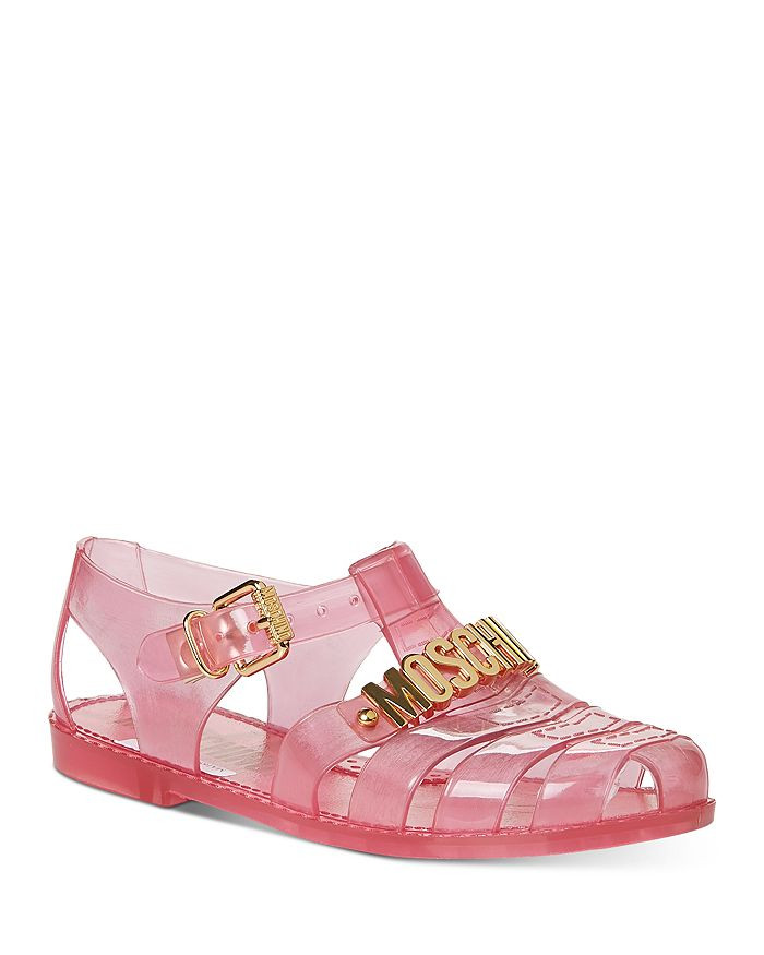 Moschino
            
    
                
                    Women's Logo Hardware Jelly Sanda... | Bloomingdale's (US)