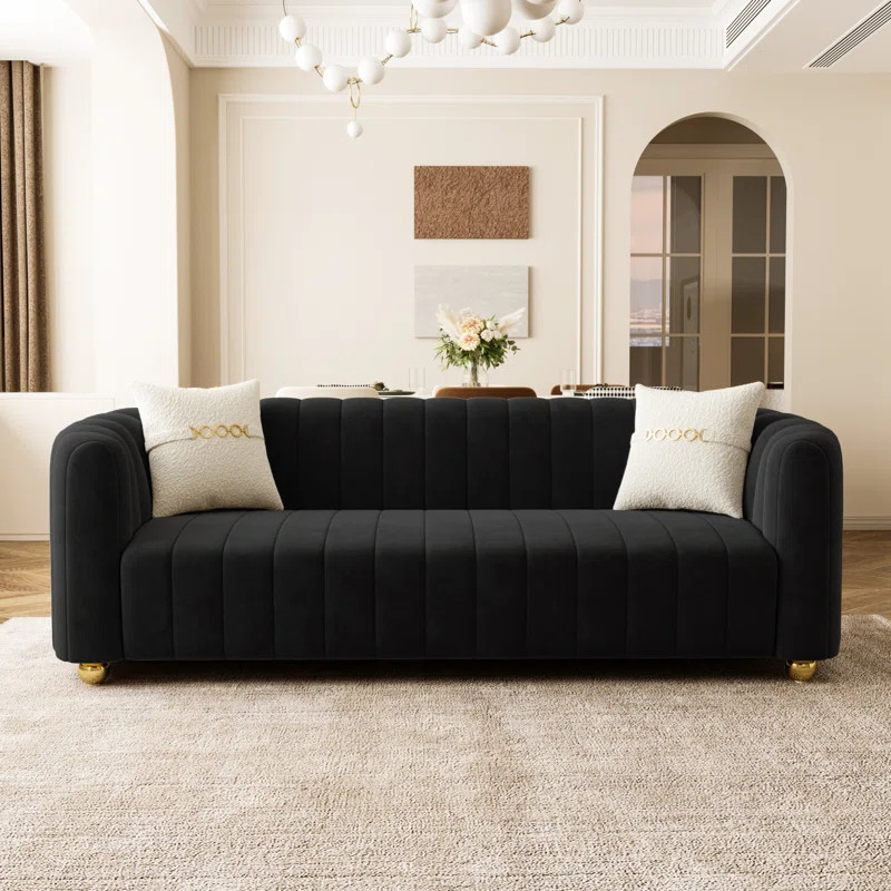 Mercer41 Maeesha 83.46'' Sofa & Reviews | Wayfair | Wayfair North America