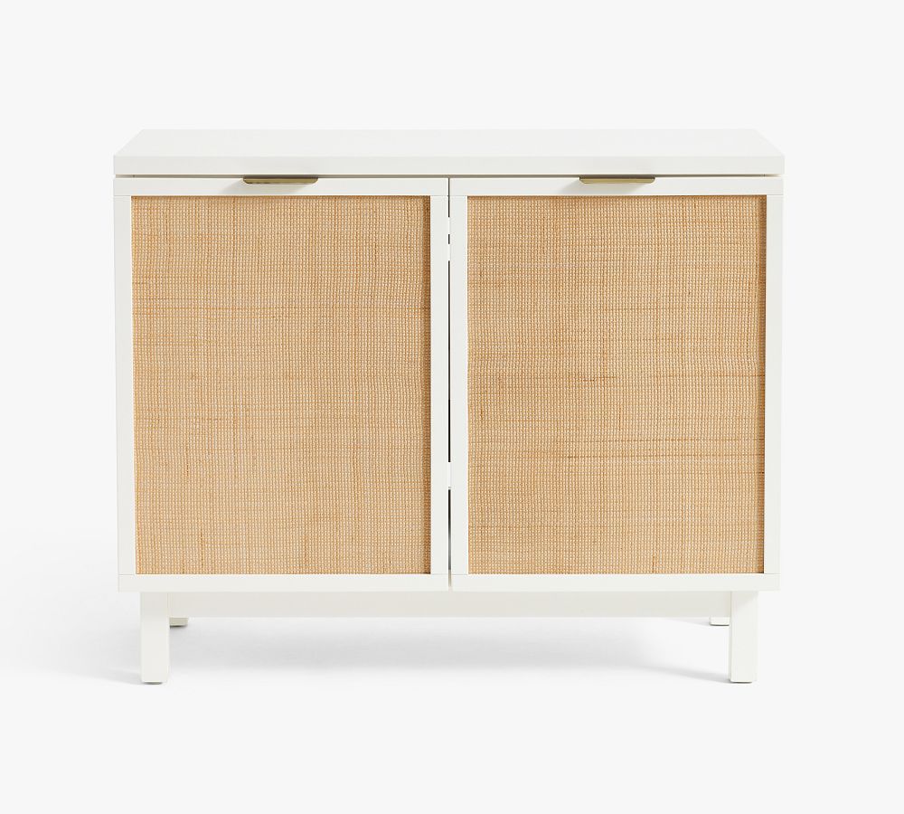 Westly Cane 2-Door Cabinet | Pottery Barn (US)