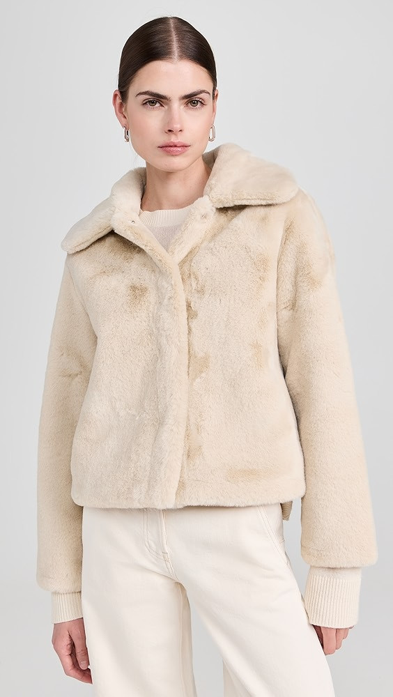 Elis Faux Fur Short Coat | Shopbop