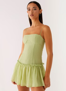 Bambini Mini Dress - Green | Peppermayo (Global)