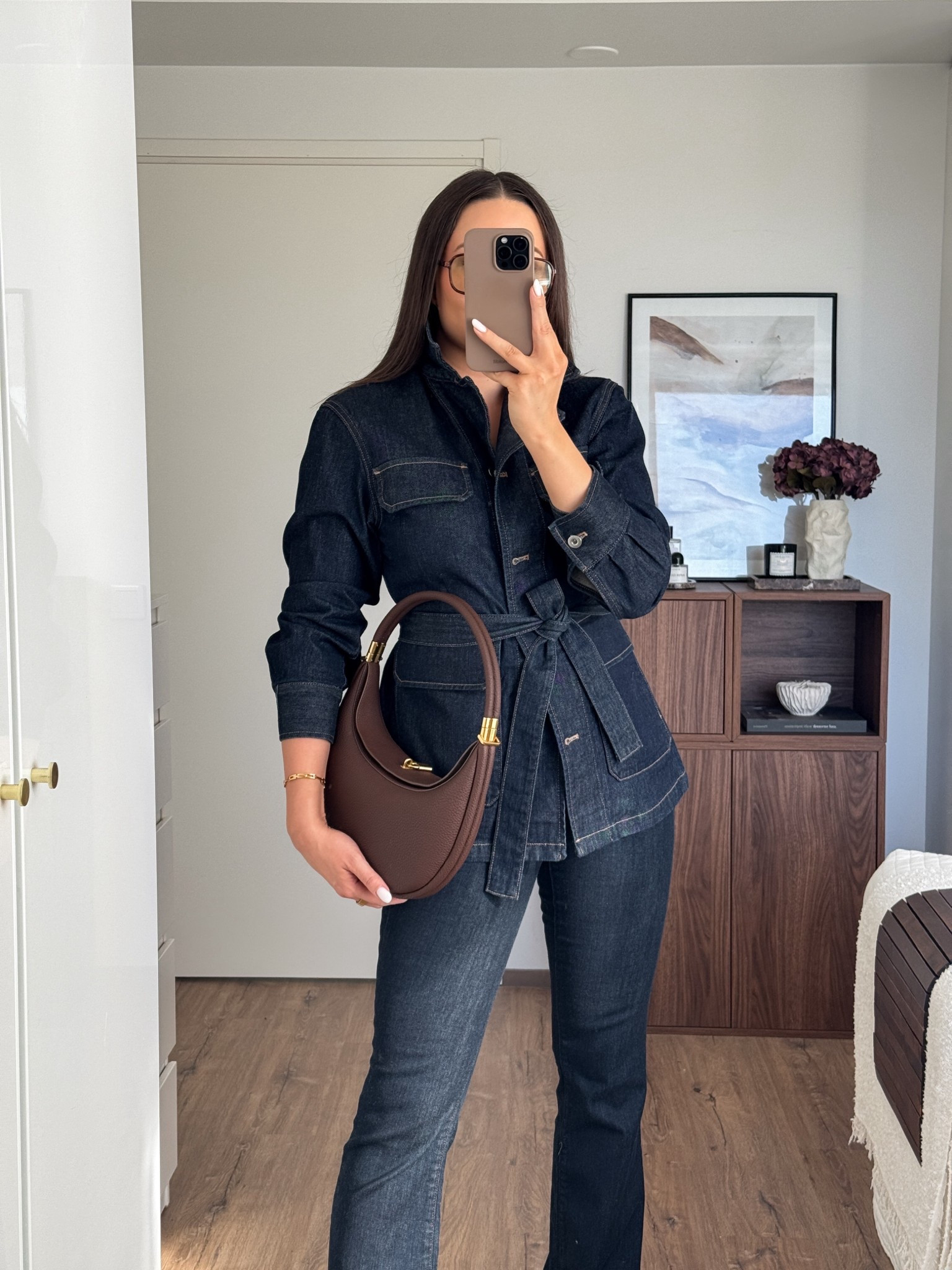 Denim on denim 💙 The exact jacket is old Massimo Dutti. Bag is Songmont.

#LTKbag #LTKstyletip #LTKspring