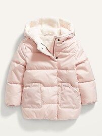 Unisex Hooded Long Frost-Free Puffer Jacket for Toddler | Old Navy (US)