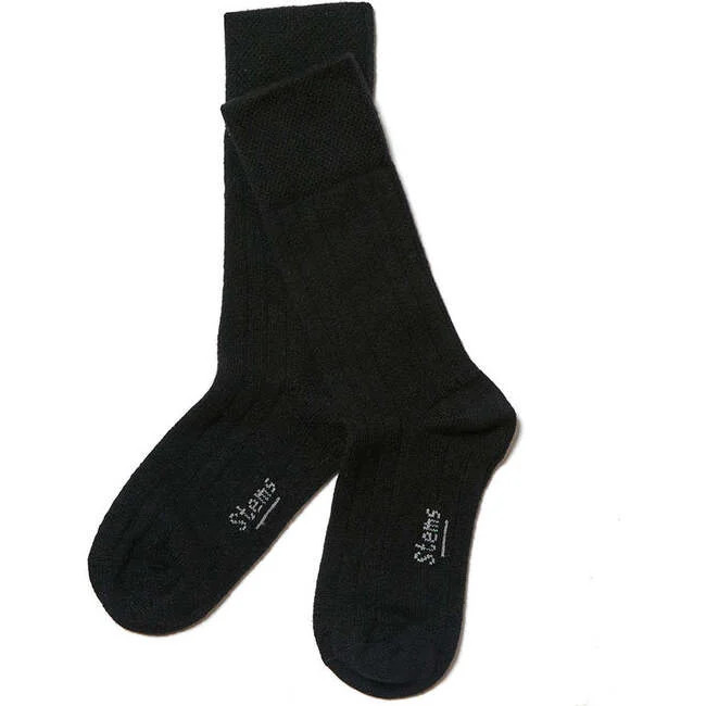 Stems | Pure 97 Cashmere Socks, Ivory (Multicolor, One Size) | Maisonette | Maisonette