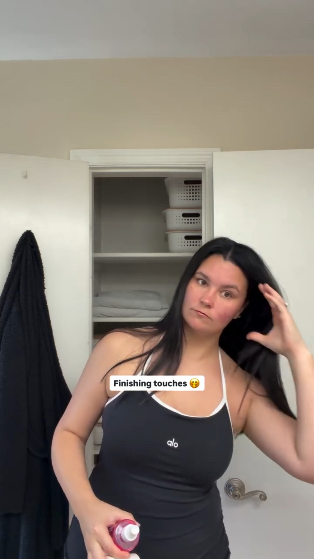 @alo  Finishing touches 🤭 (love this sporty dress!!)

#LTKActive