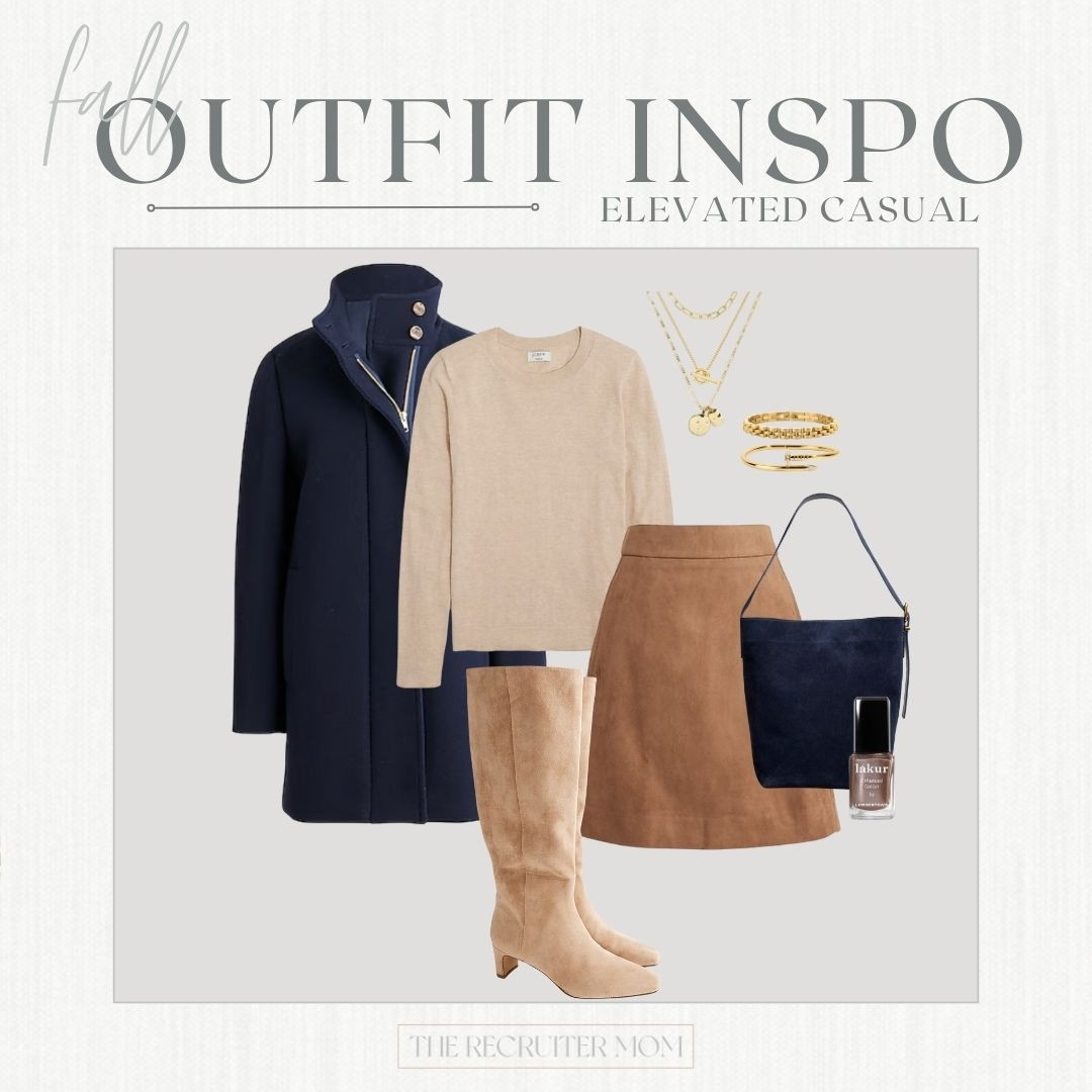 Classic Navy and Tan Fall Outfit from JCrew Factory #elevatedcasual #everydaylook #everydayoutfit #businesscasual  

 

#LTKMidsize #LTKStyleTip #LTKWorkwear