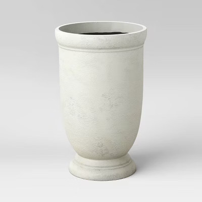 21" Indoor/Outdoor Sunbleached Planter Gray - Threshold™ | Target