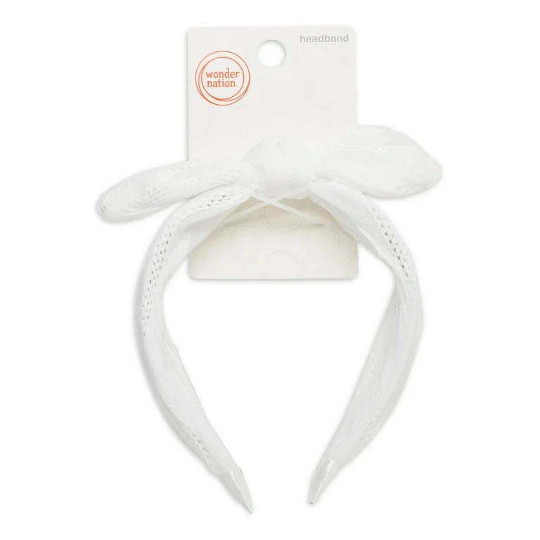 Wonder Nation Baby Girl Headband, Size One Size | Walmart (US)