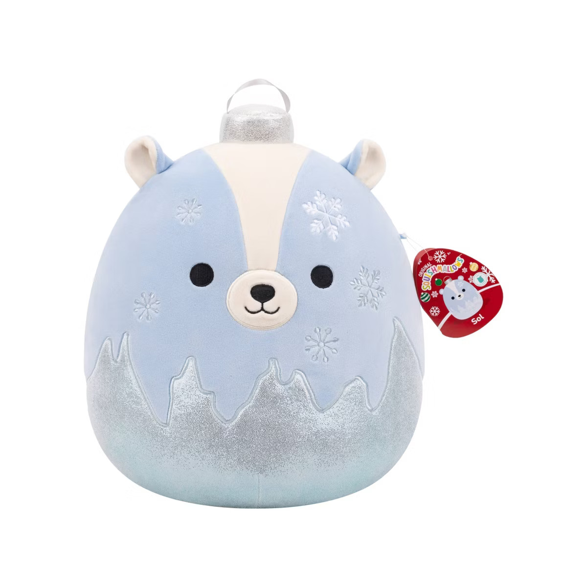 Squishmallows 12" Sol Skunk Ornament with Frosted Bottom Medium Plush | Target