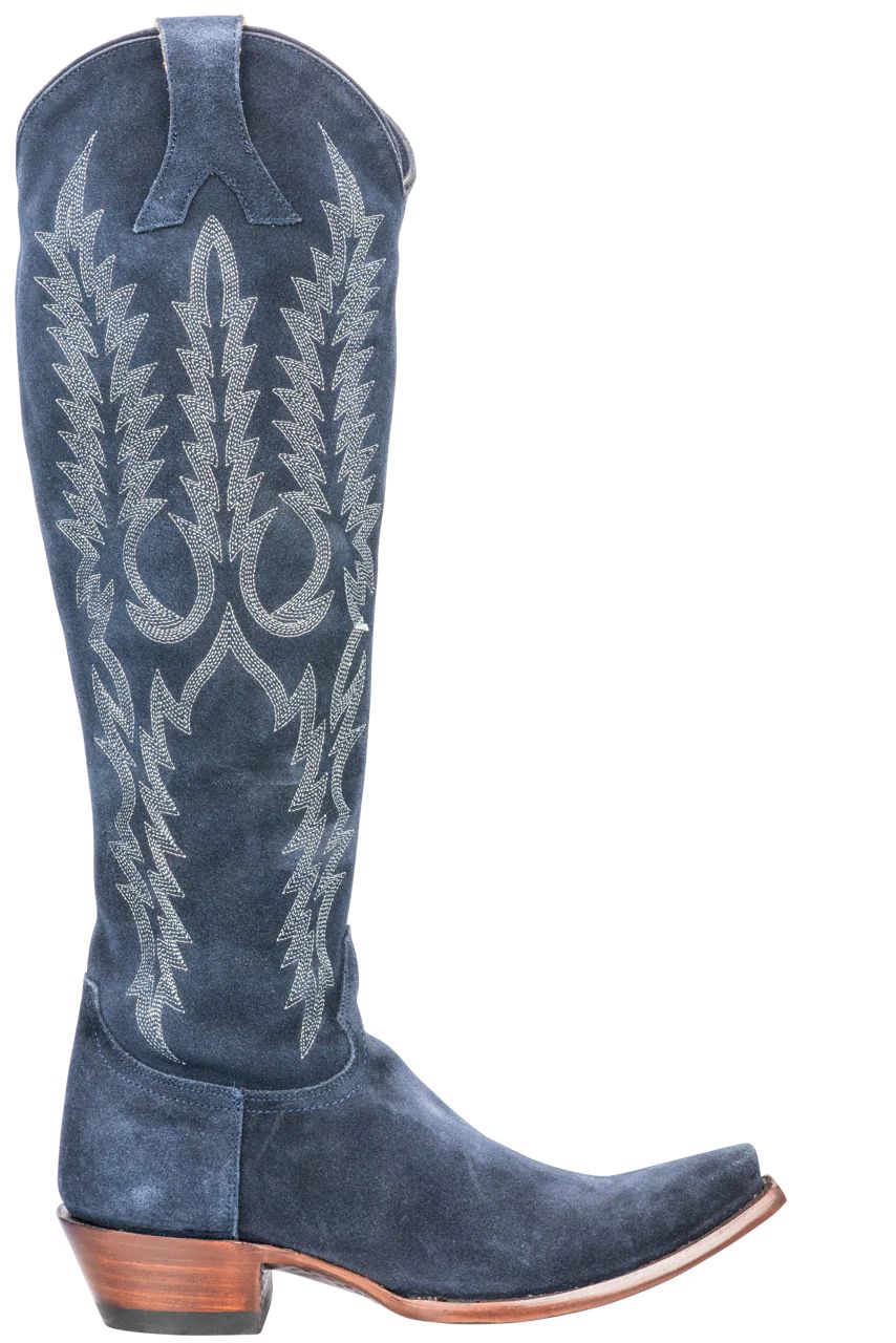 Old Gringo Women's Navy Suede Mayra Cowgirl Boots | Pinto Ranch | Pinto Ranch