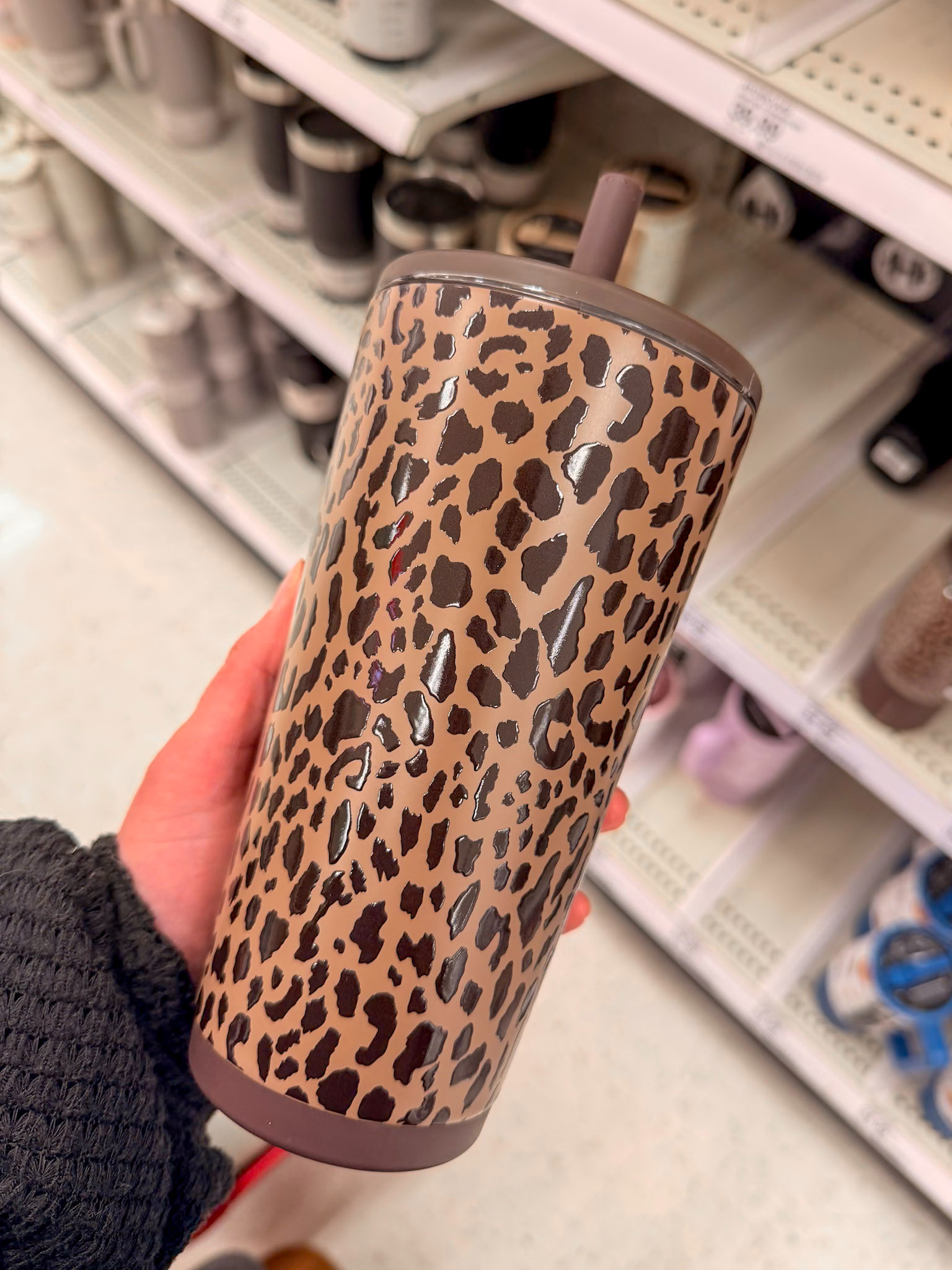 The fall tumbler that goes with everything (because leopard is a neutral). A glossy brown leopard print insulated tumbler with a straw lid, built to keep your coffee hot and your iced drinks cold all day. The kind of cute, functional find that makes the morning coffee run a little better. A leopard tumbler for fall, linked in my storefront.
#leopardtumbler #fallfinds #tumbler #momstyle  

 #LTKSeasonal #LTKHome