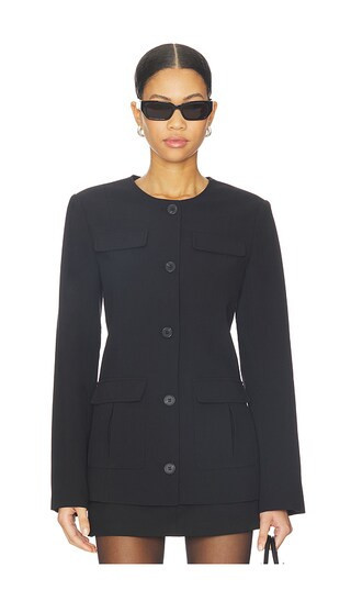 Favorite Daughter The Spencer Jacket in Black. - size M | Revolve Clothing (Global)