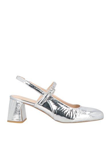 Zinda Woman Pumps Silver Size 7 Leather | YOOX (US)