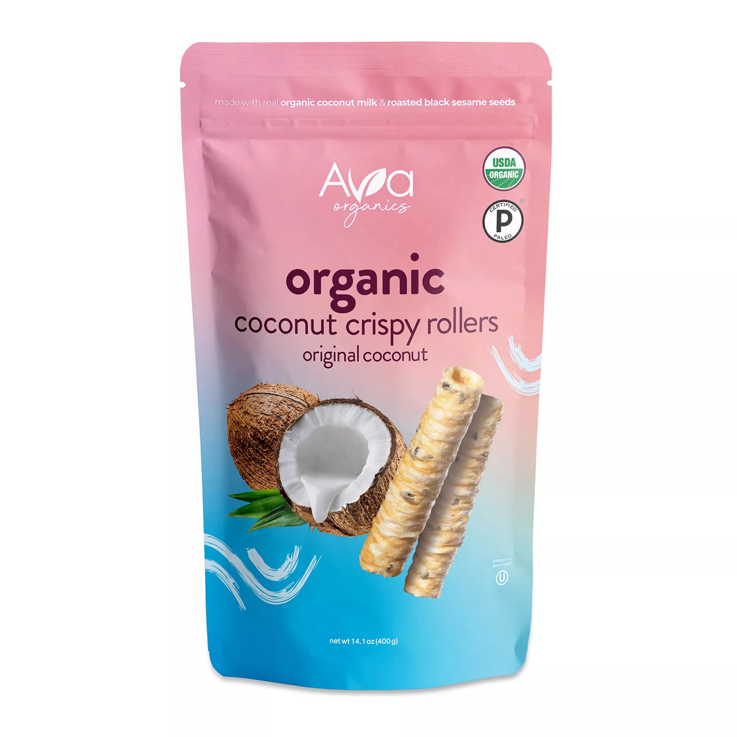 Ava Organics Coconut Crispy Rollers, 14.1 oz. | Sam's Club