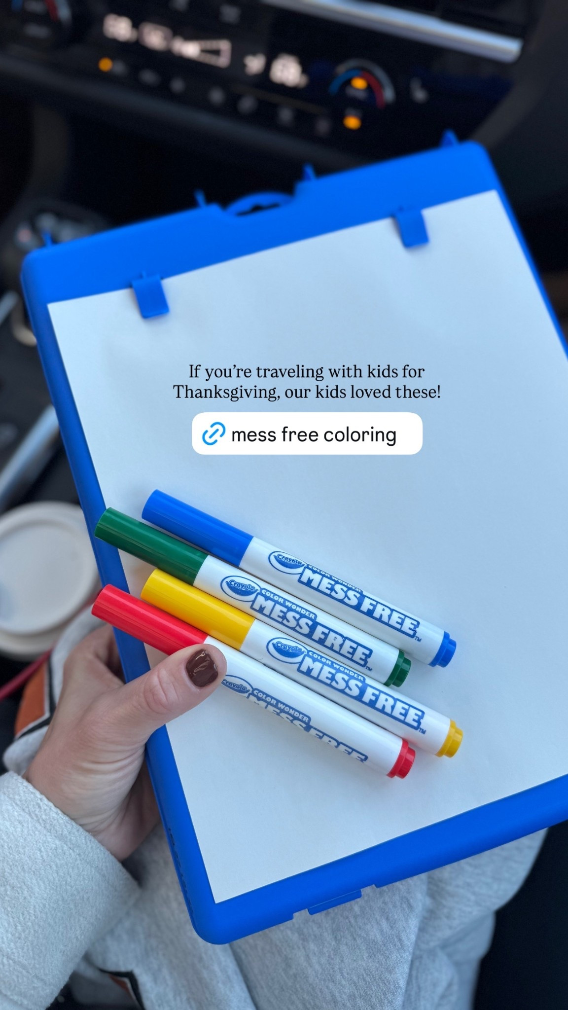 Mess free coloring
Road trip entertainment
Coloring for the car
Car activity
Toddler
Kid

