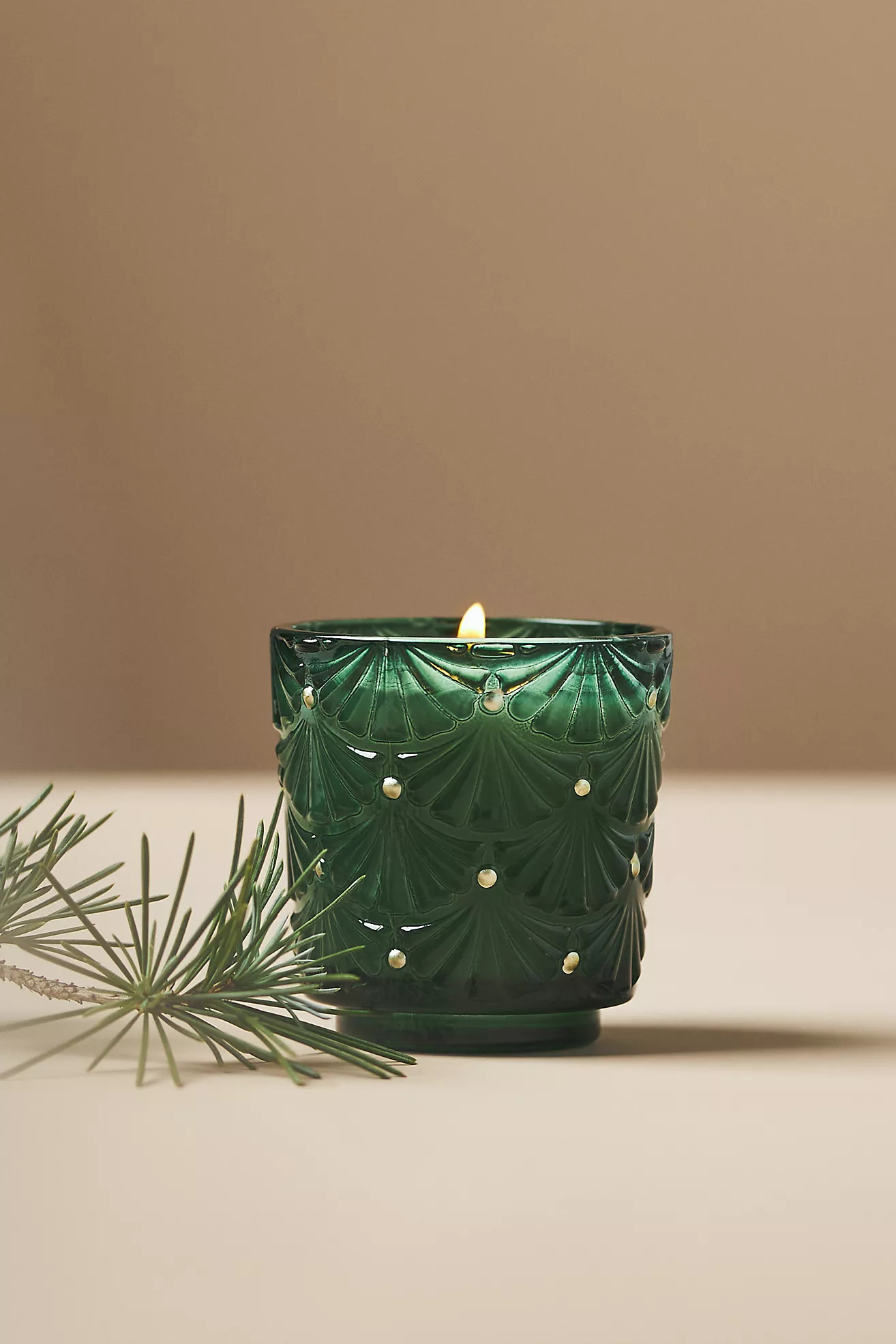 Voluspa Noble Fir Garland Candle | Anthropologie (US)