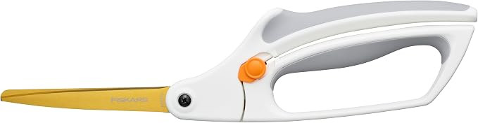 Fiskars Easy Action Titanium Scissors, Spring-Assisted Craft Scissors for Paper and Cardboard, Be... | Amazon (US)