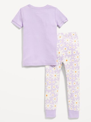 Unisex Snug-Fit Printed Pajama Set for Toddler &amp; Baby | Old Navy | Old Navy (US)