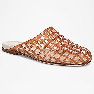 Clear Jelly Shoes for Women Slip on Jelly Mesh Slides Comfortable Closed Toe Jelly Flats Sandals ... | Amazon (US)