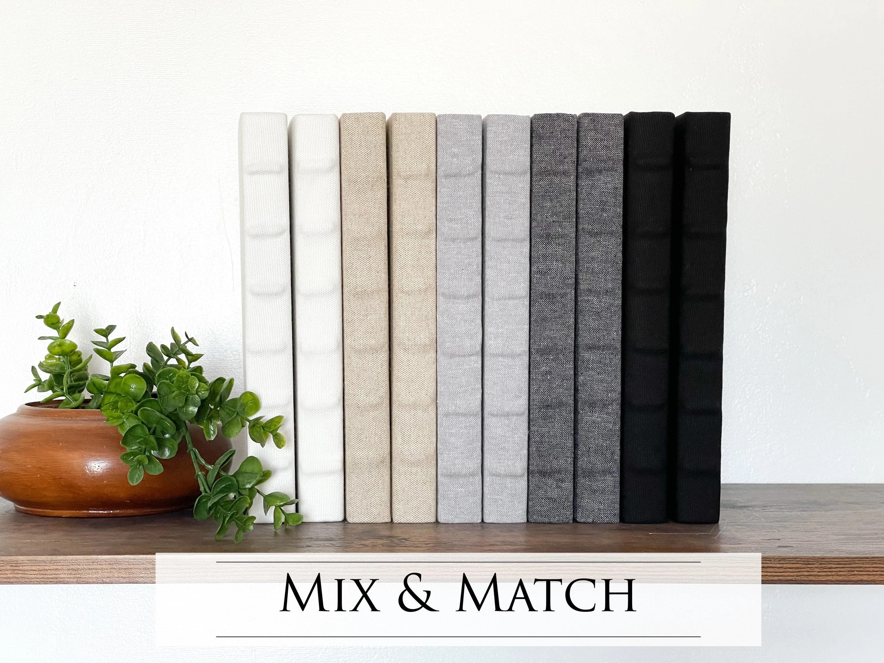 Books for Shelf Decor / Neutral Home Decor | Etsy (US)