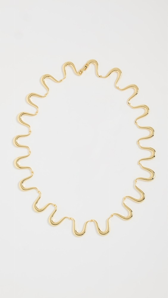 By Adina Eden Thin Squiggle Necklace | Shopbop | Shopbop