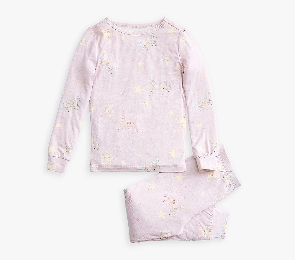 Tutu du Monde Carousel Bamboo Viscose Tight Fit Kid Pajama Set | Pottery Barn Kids