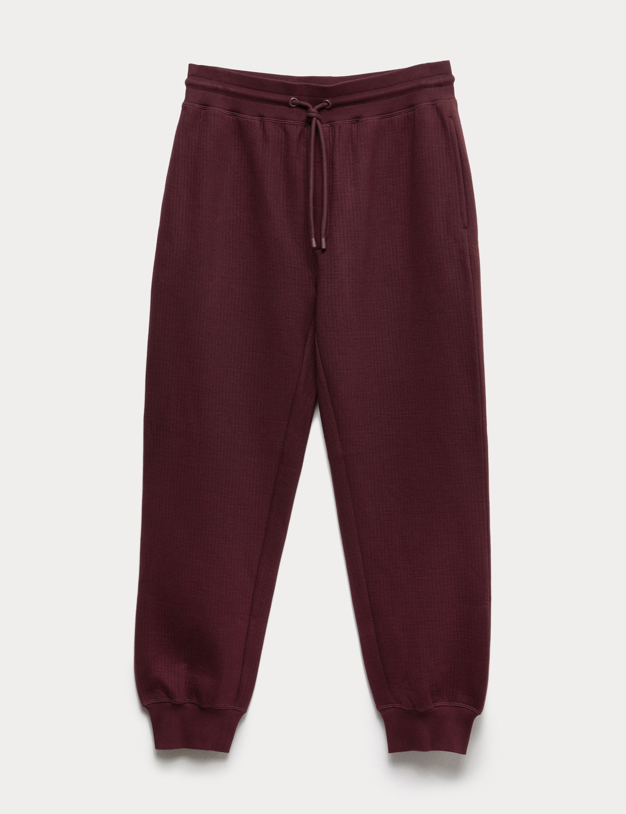 Cotton Rich Quilted Ribbed Joggers | Marks & Spencer (UK)