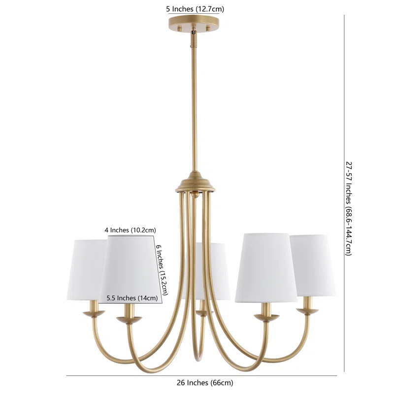 Alexondria 5 - Light Dimmable Classic / Traditional Chandelier | Wayfair North America