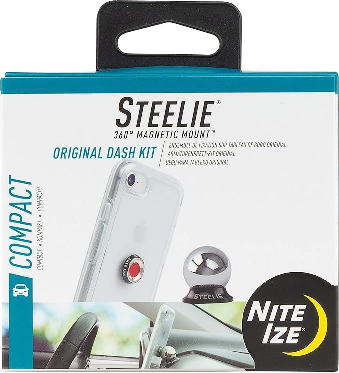 Nite Ize Original Steelie Dash Mount Kit - Magnetic Car Dash Mount for Smartphones (Packaging may... | Amazon (US)