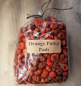 On The Bright Side Mini Orange Putka Pods (Pumpkin Pods) for Potpourri and Bowl Fillers 4 Heaping... | Amazon (US)