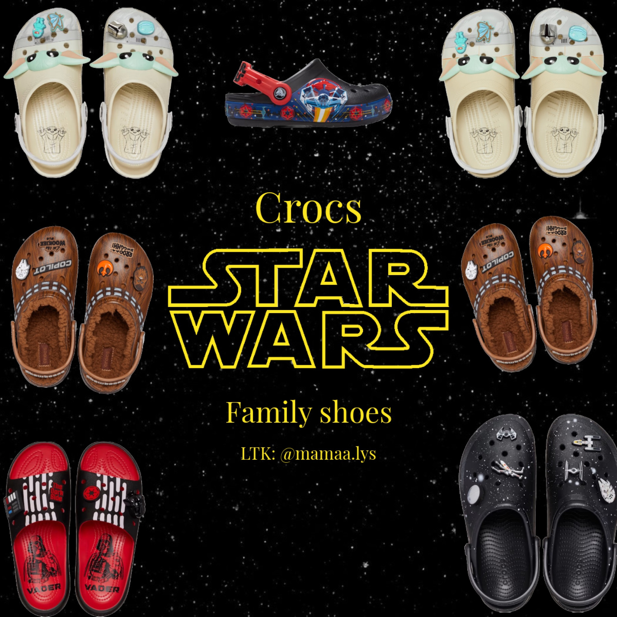Star Wars crocs | Crocs | Star Wars | family | matching | mommy and me 

#LTKKids #LTKFamily #LTKShoeCrush
