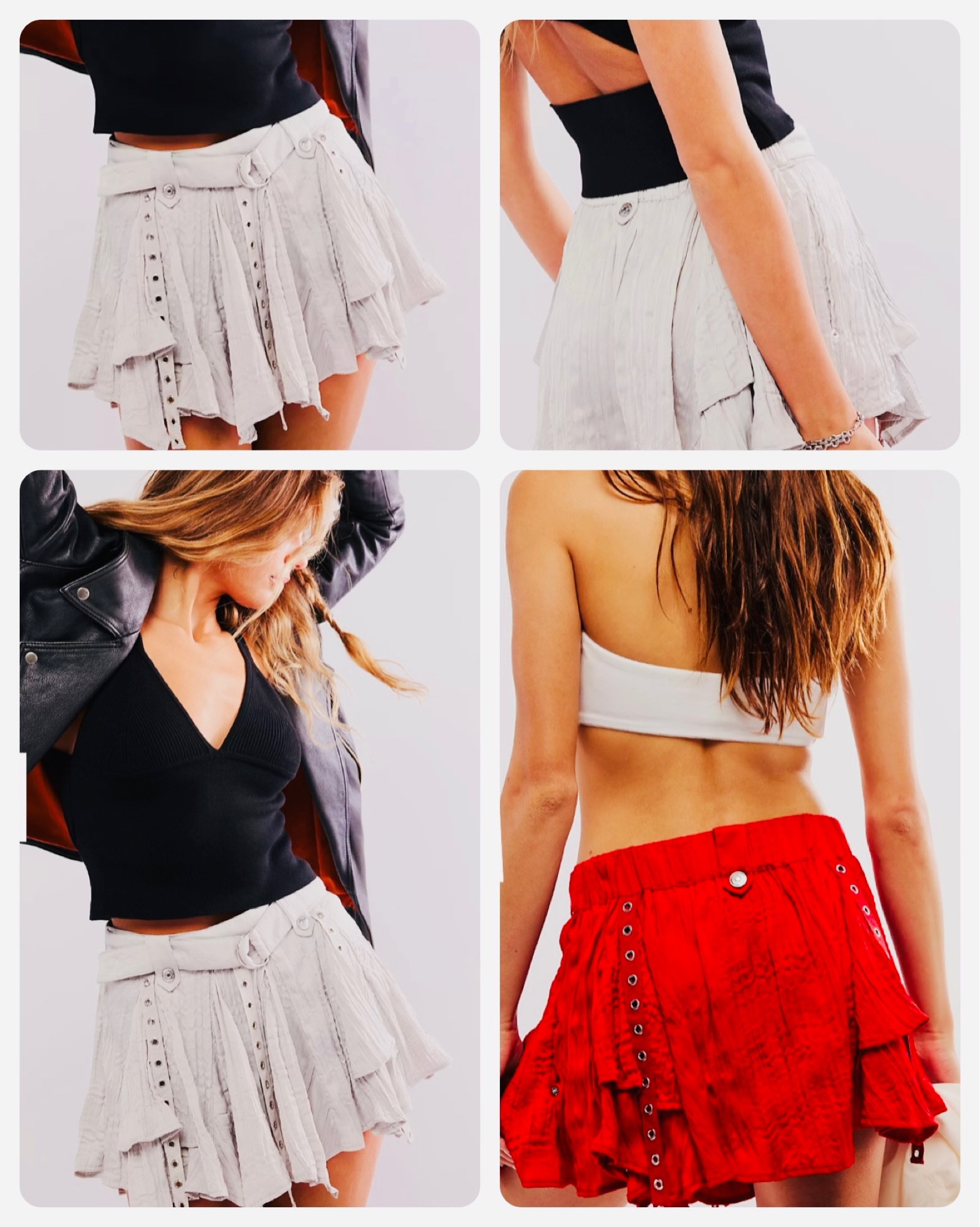 This skirt comes in 3 colors.
#skirt #girlsnightout #girlsbrunch #miniskirt #womensskirt #trendystyle #modernlook #vintagestyle

#LTKtravel #LTKstyletip #LTKparties