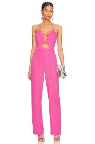 Sarah Halter Jumpsuit in Pink | Revolve Clothing (Global)