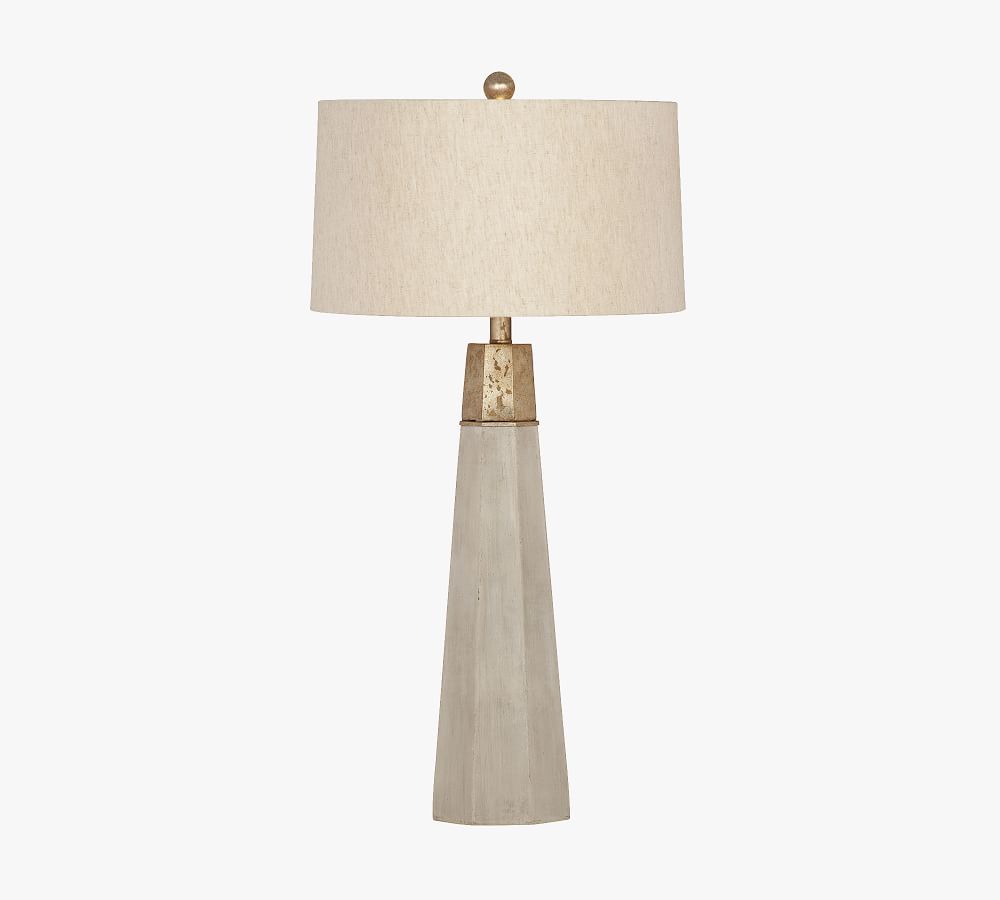 Christiana Natural Cement Table Lamp | Pottery Barn (US)