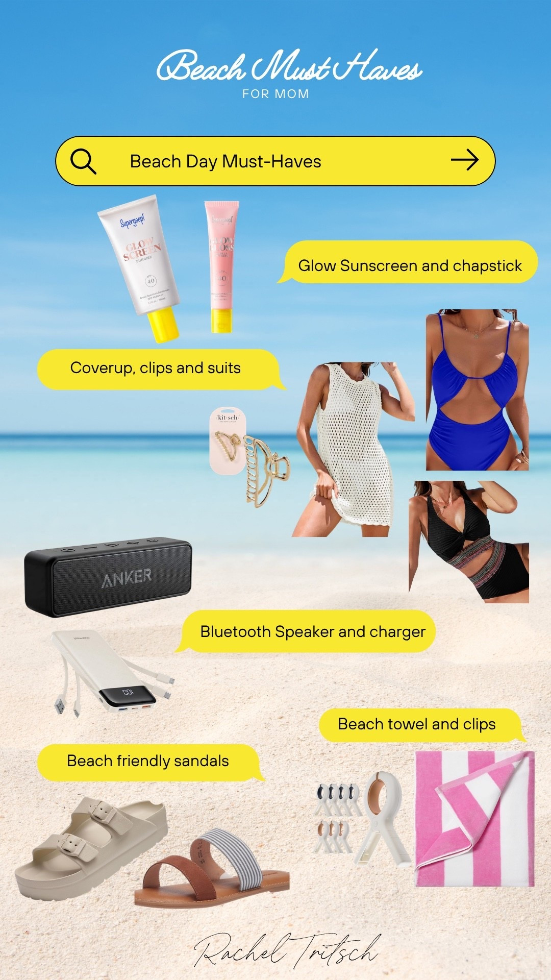 For mom: beach must haves ☀️

#LTKTravel #LTKSwim #LTKmomlife