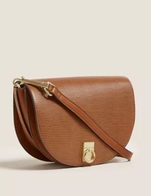 Faux Leather Saddle Cross Body Bag | M&S Collection | M&S | Marks & Spencer (UK)