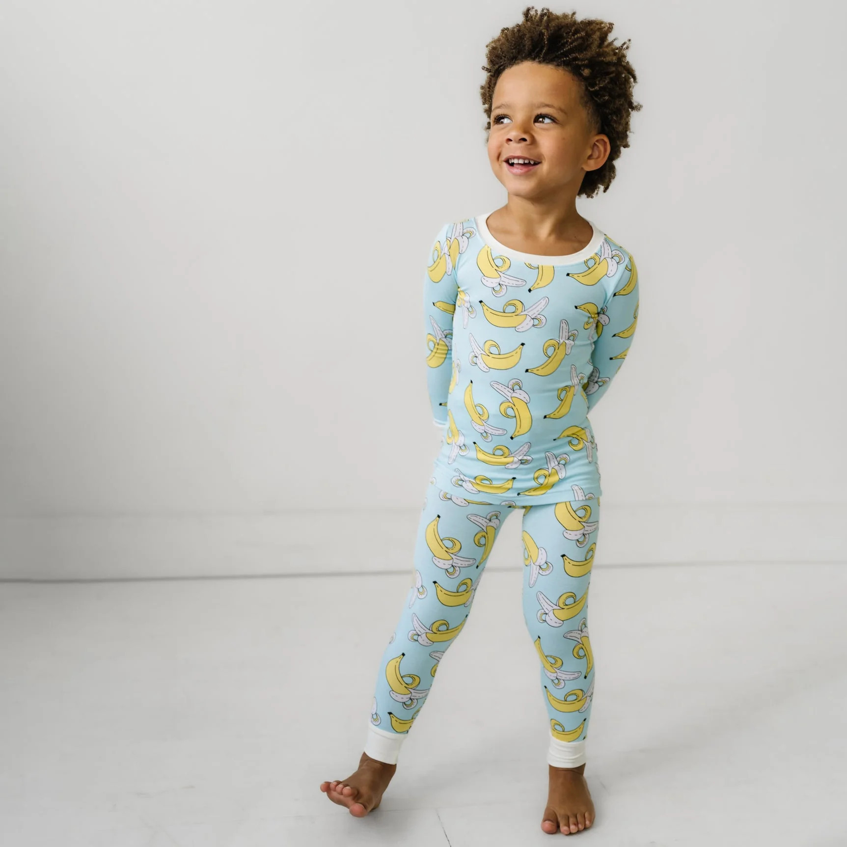 Bananas Two-Piece Pajama Set | Little Sleepies