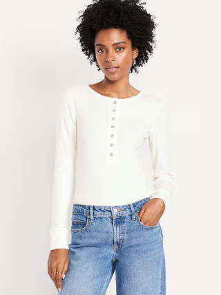 Cozy Snug Crew-Neck Henley | Old Navy (US)