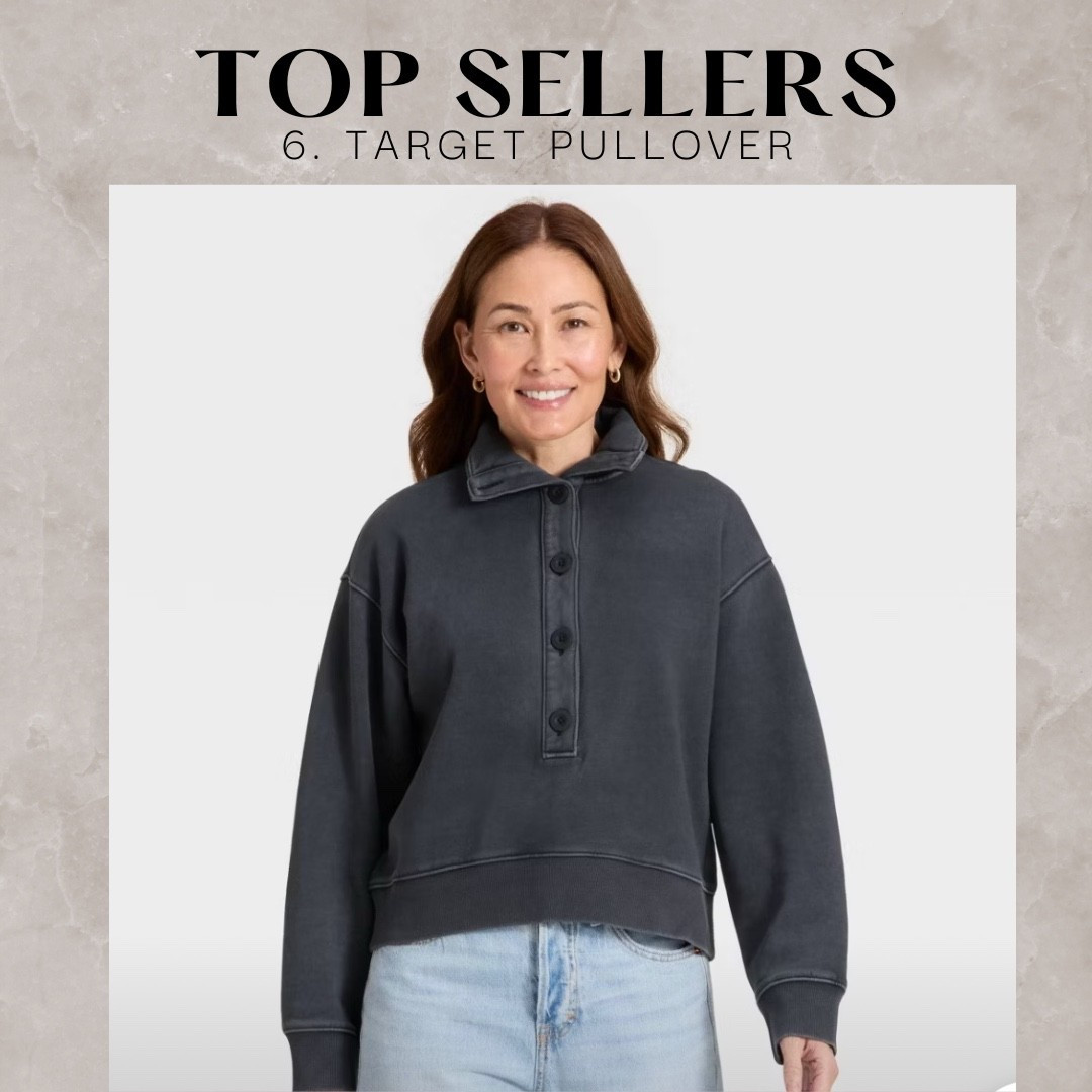 Weekly best sellers 
Target sweatshirt pullover 30z% off 

#LTKFindsUnder100 #LTKFindsUnder50 #LTKSaleAlert