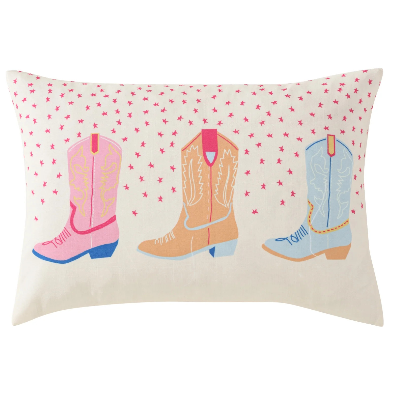 Urban Shop 14" x 20" Cowboy Boot Oblong Pillow for Teens and Young Adults | Walmart (US)