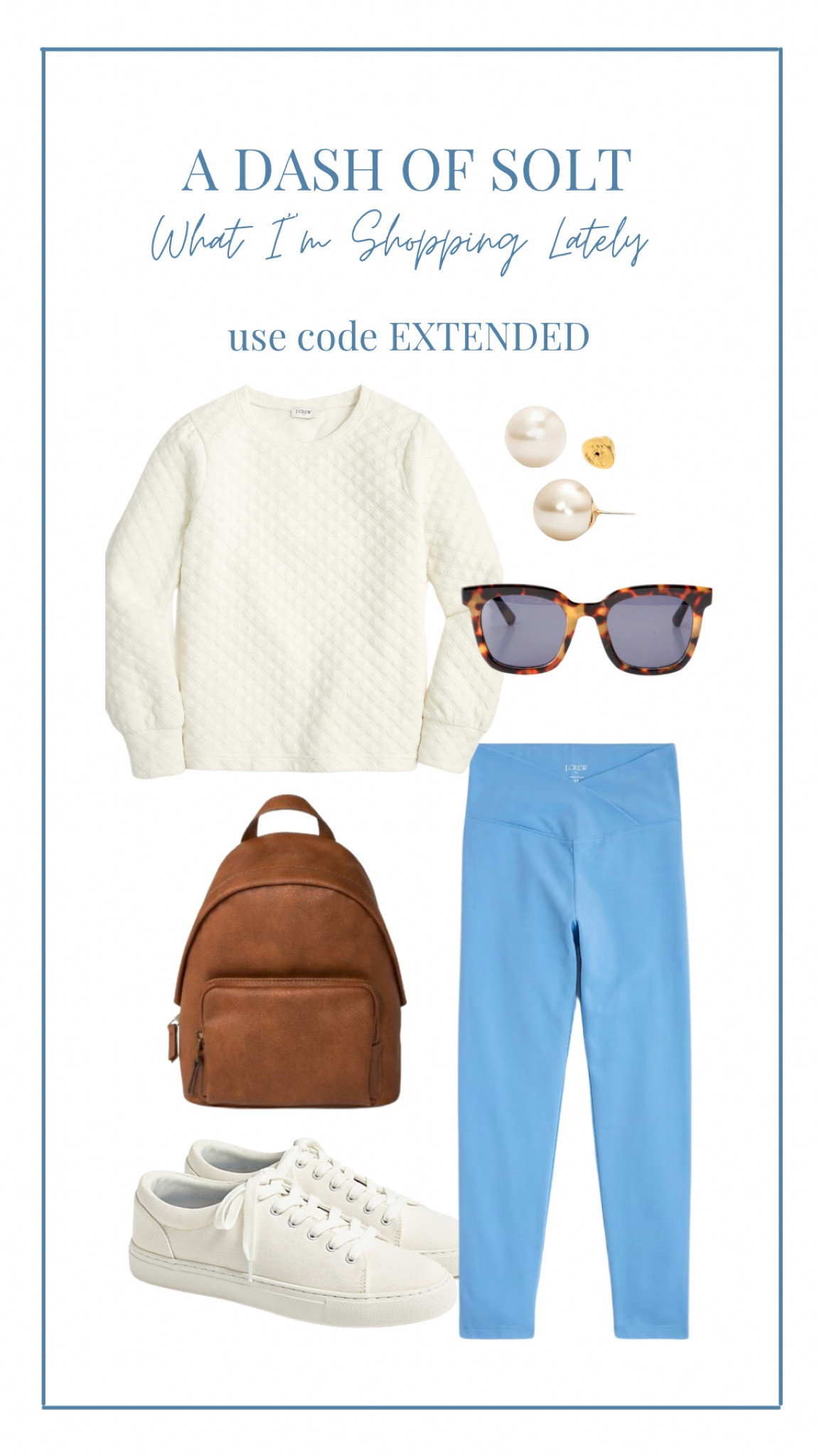 A cute active wear look for spring that’s under $100!! Spring active wear, active wear, athleisure wear, spring style, casual style, mom style, preppy style, preppy, preppy fashion, J.Crew, J.Crew Factory, classic style

#LTKunder100 #LTKSeasonal #LTKsalealert