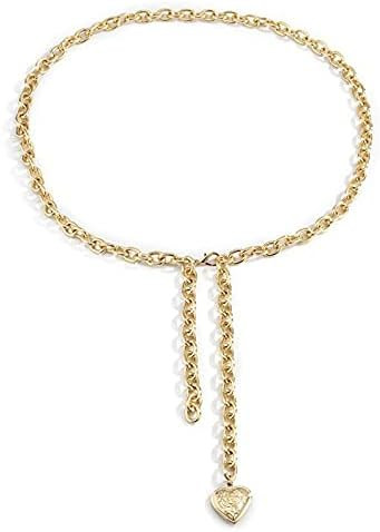 Women Heart Waist Chain Belt Women Girl Chain Alloy Belly Chain Body Jewelry Waist Chain Beach Pa... | Amazon (US)