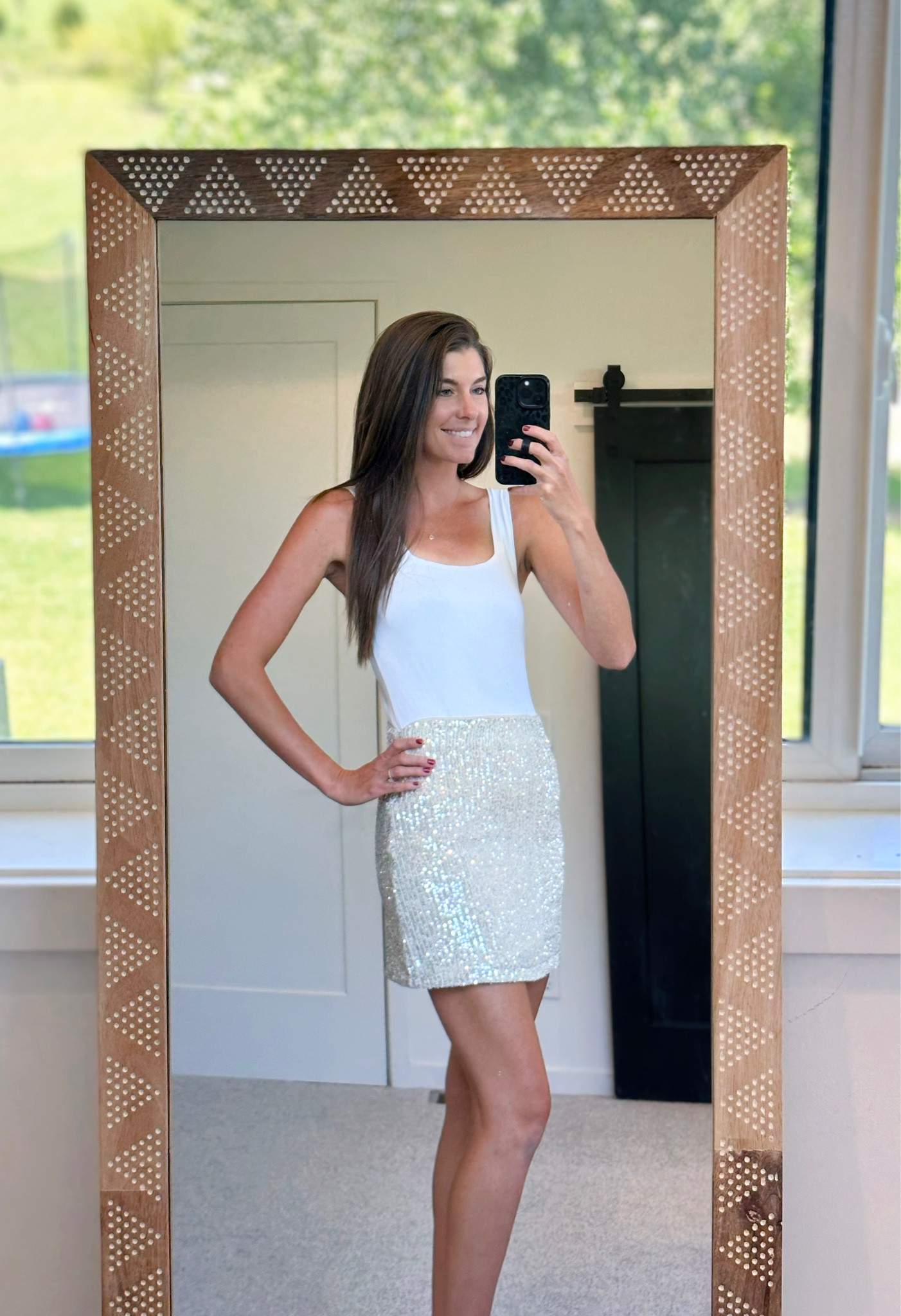 I love white tank top paired with this sequin skirt!
#amazonfind #summerstyle #casuallook #fashionfinds

#LTKstyletip #LTKFind #LTKSeasonal
