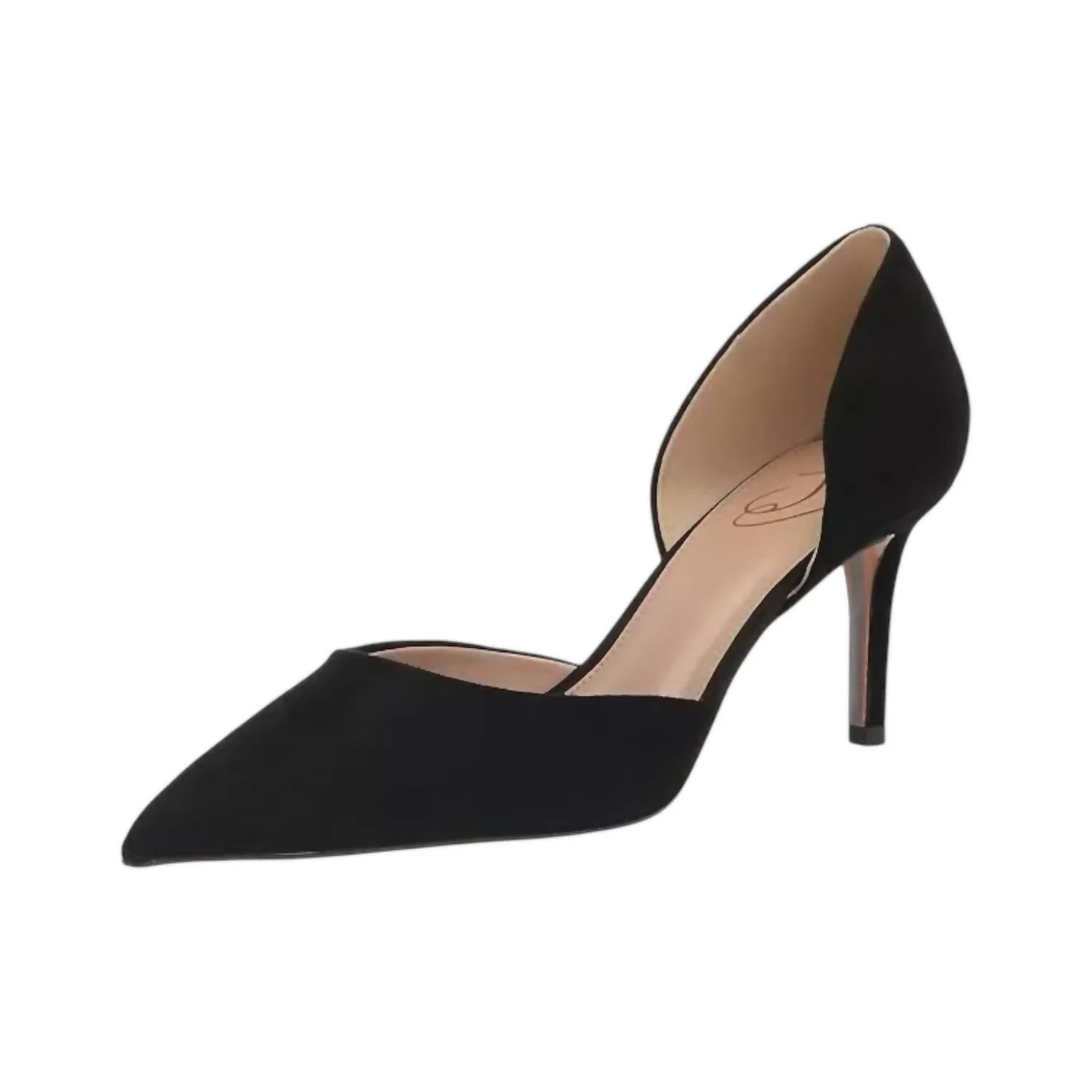 Women's Viv Suede Heels In Black Suede | Shop Simon