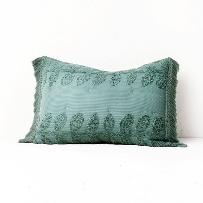 Vintage Chenille Sunset & Vine Quilt Sham Light Teal - Opalhouse™ designed with Jungalow™ | Target