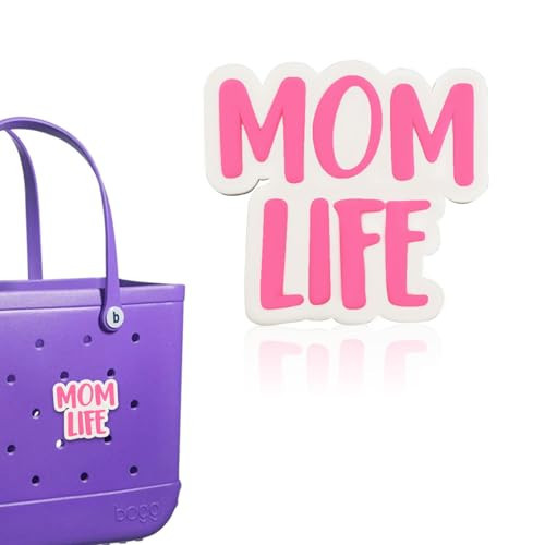 Yonuni Momlife Charms for Bogg Bag Accessories Bogg Bag Charms Original All Models, Bags Charm Compatible with Simply Southern Totes, Inserts Rubber Beach Bags Accessories | Amazon (US)
